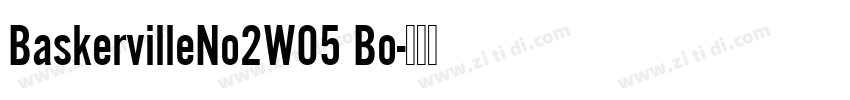 BaskervilleNo2W05 Bo字体转换